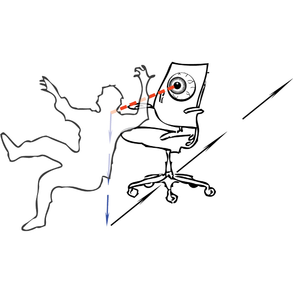 scared chair